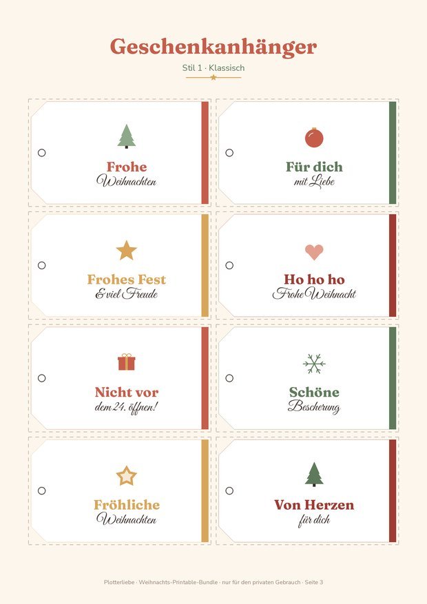 Produktvorschau: Geschenkanhänger